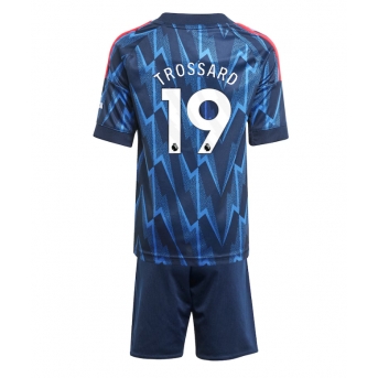 Billige Fotballdrakt Arsenal Leandro Trossard #19 Replika Bortedraktsett Barn 2025-26 Kortermet (med bukser)
